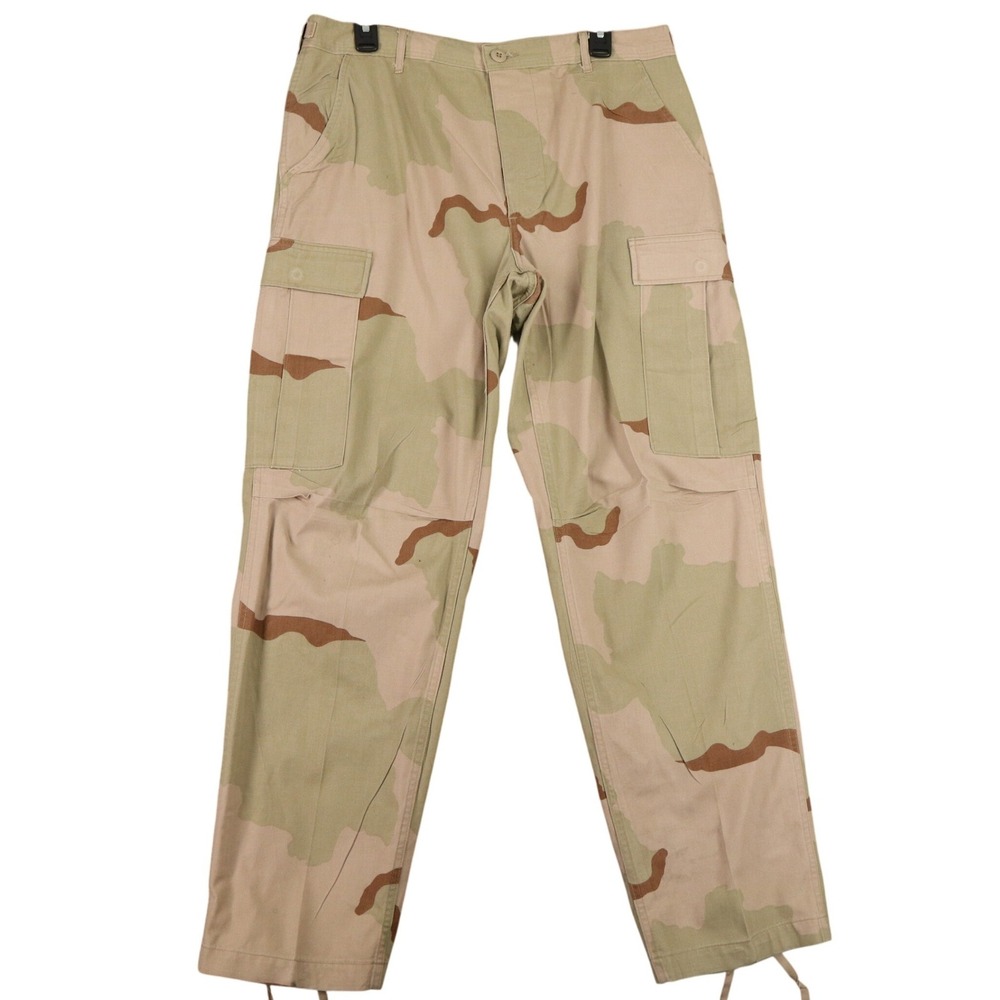 Vintage 90s Virginia Apparel Military Cargo Pants Mens M Desert Camo Combat